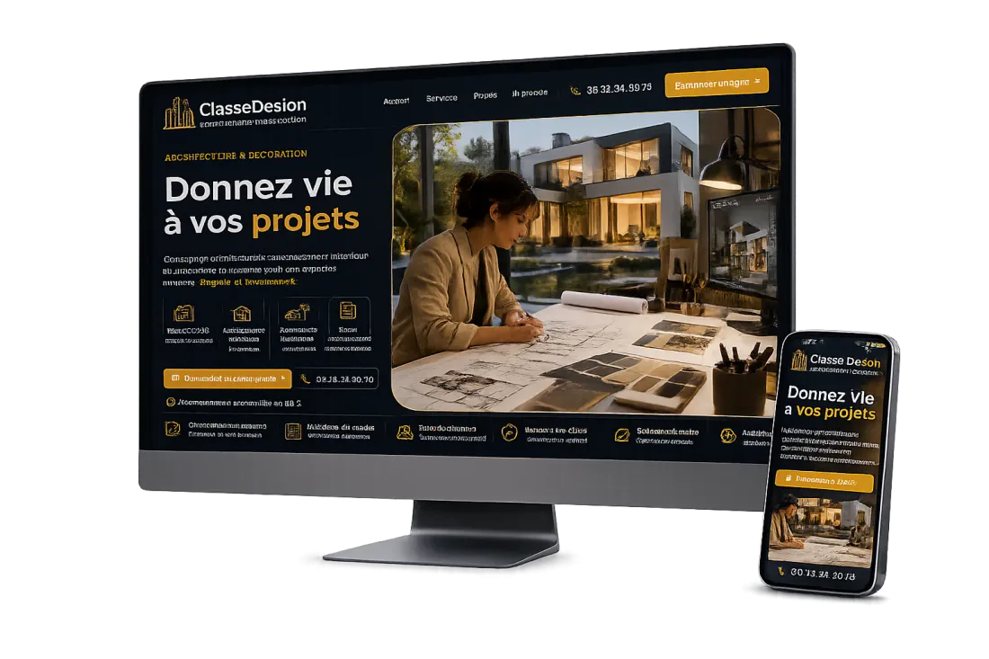 Les quatre packs de création de site SitePrime