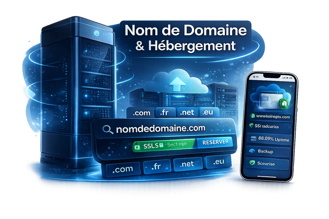 Nom de Domaine & Hébergement SitePrime