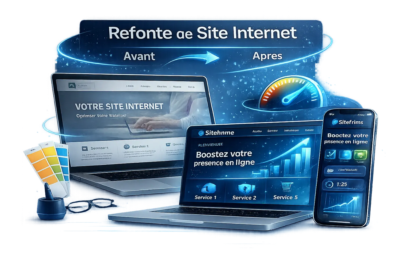 Refonte de site internet SitePrime