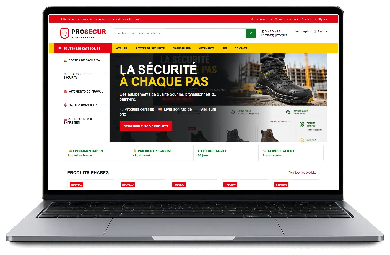 Exemple de Site Boutique