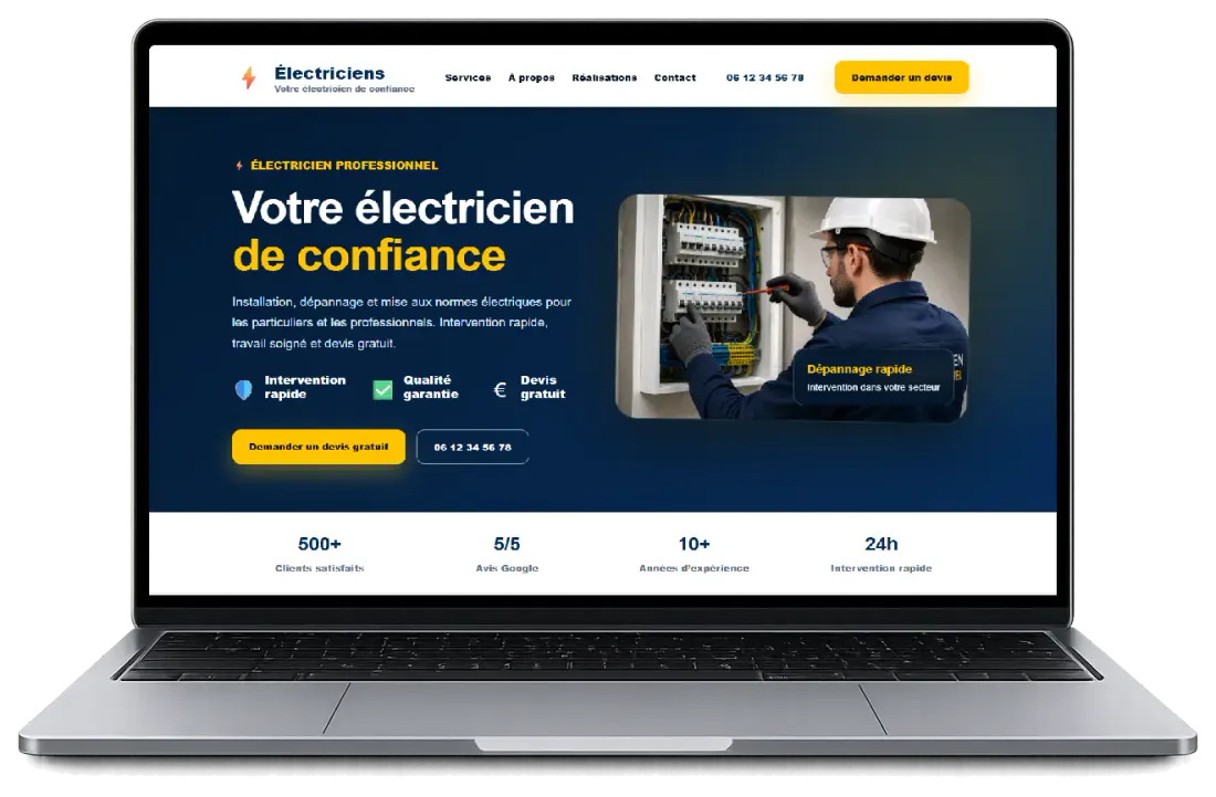 Aperçu du pack Site Vitrine