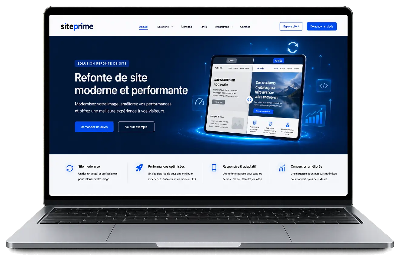 Refonte et modernisation d’un site internet