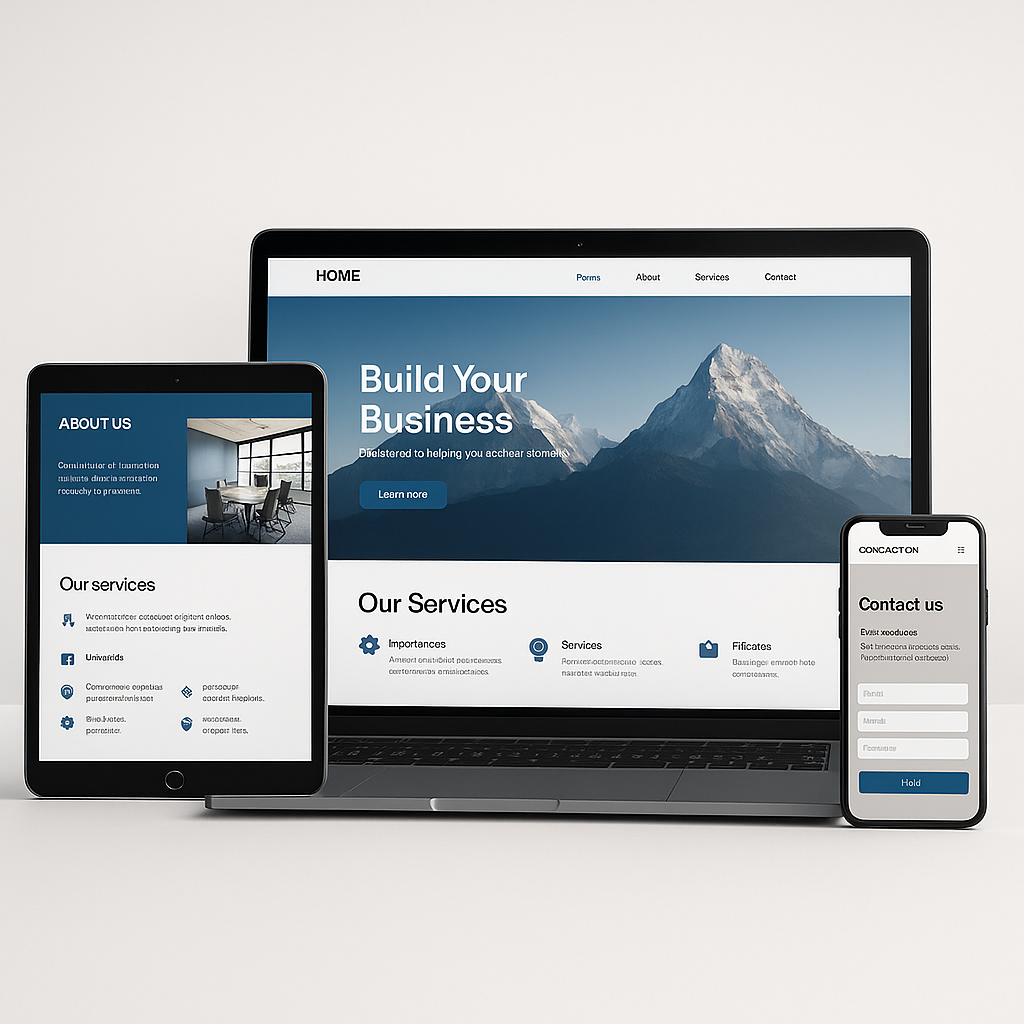 Pack Launch Pro – Votre site vitrine clé en main, modulable et évolutif
